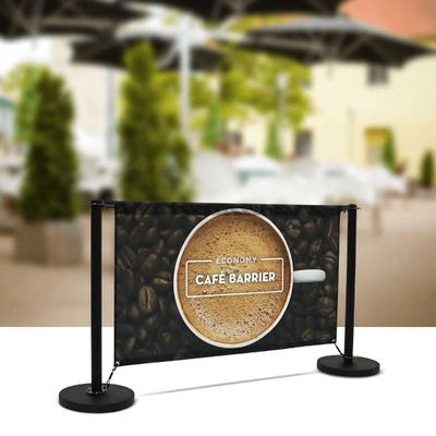 Cafe Barrier Economy 1500 Single Sided Front